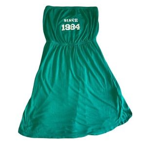 Old Navy Since 1984 Strapless Sexy mini Dress Sz S Kelly Bright Green